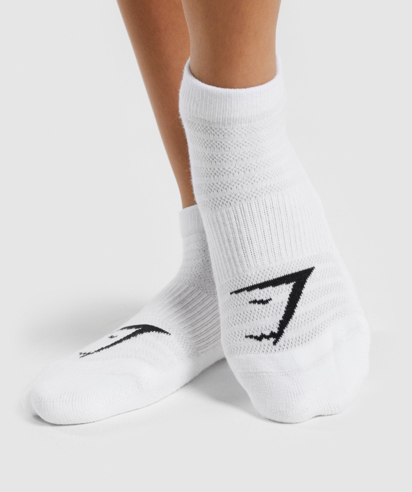 Skarpetki Treningowe Gymshark 3 Szt. Białe