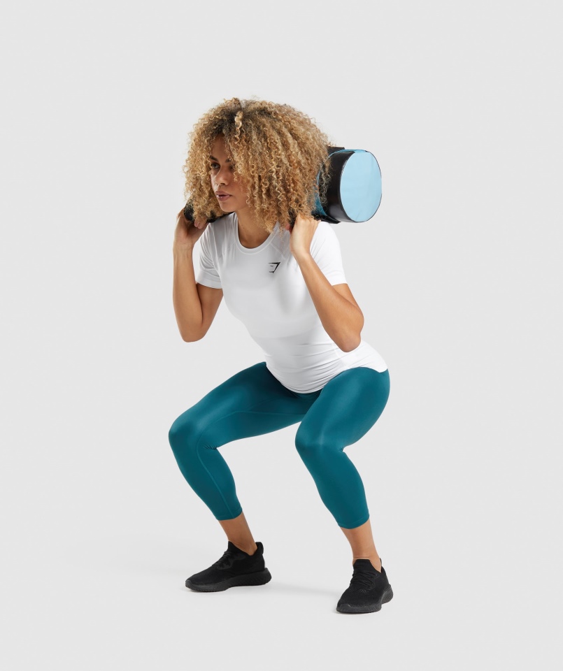 Koszulka Treningowa Gymshark Biała