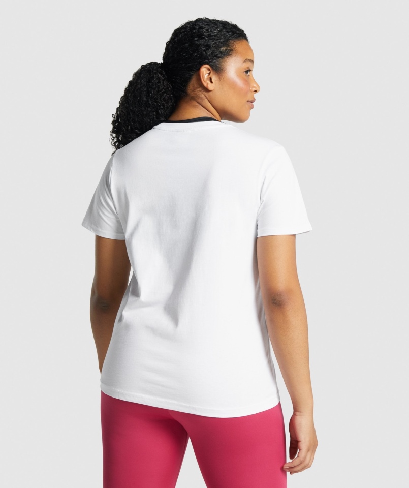 Koszulka Treningowa Gymshark Basic Biała
