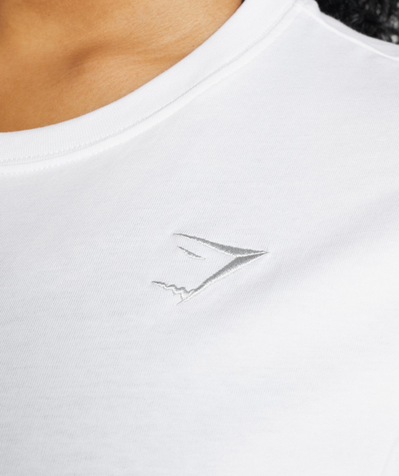 Koszulka Treningowa Gymshark Basic Biała