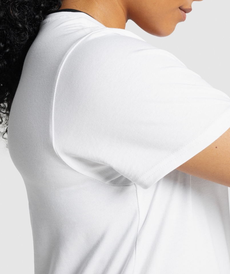 Koszulka Treningowa Gymshark Basic Biała