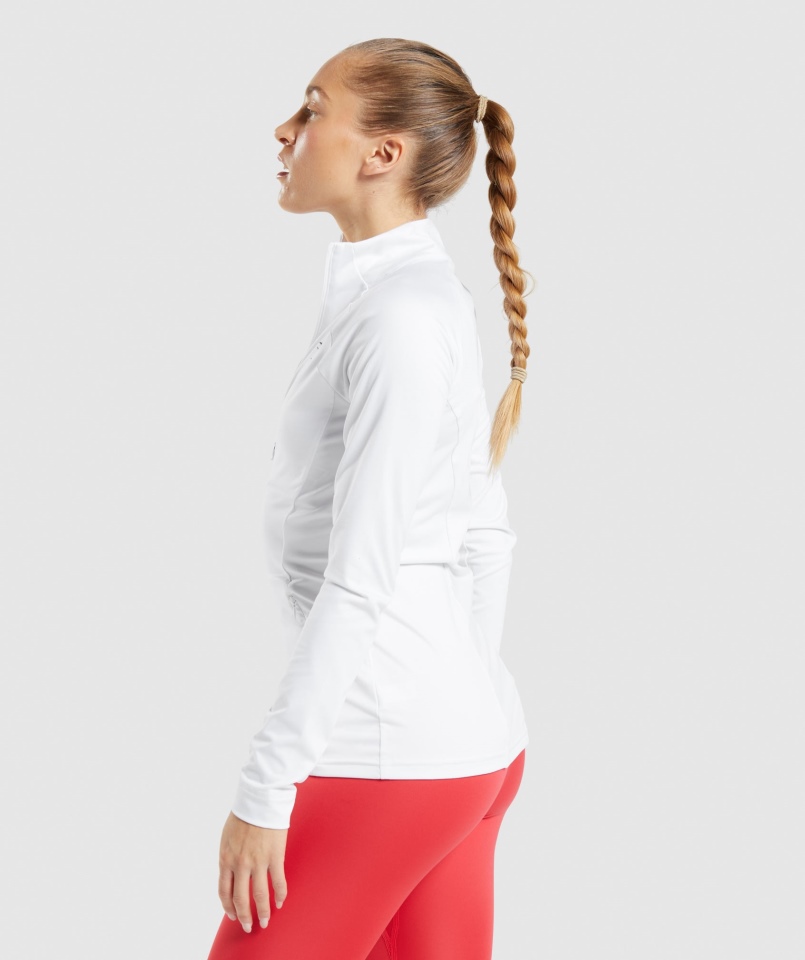 Kurtka Treningowa Gymshark Biała