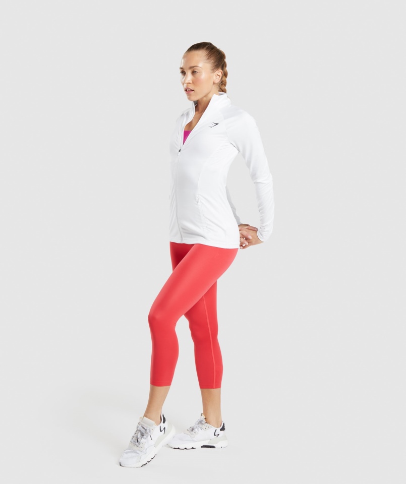 Kurtka Treningowa Gymshark Biała