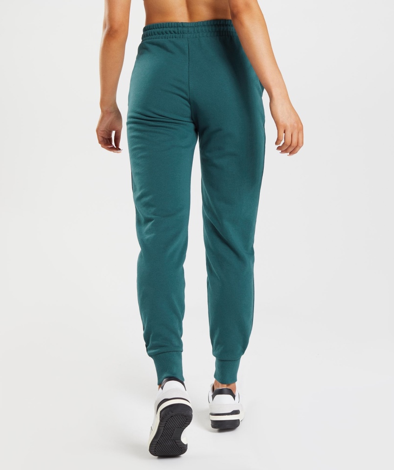 Gymshark Treningowe Joggery Zimowe Turkusowe