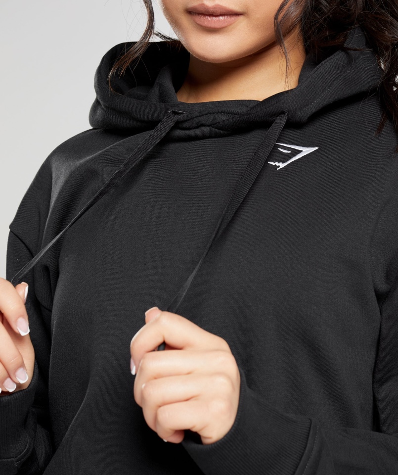Gymshark Treningowa Bluza Oversize Czarna
