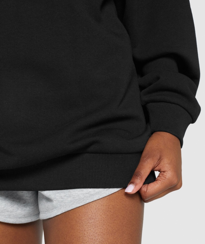 Gymshark Treningowa Bluza Oversize Czarna