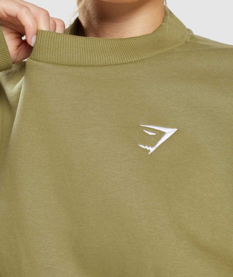 Gymshark Treningowa Bluza Oversize Griffin Green