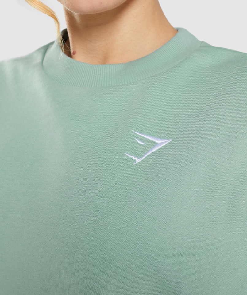 Gymshark Treningowa Bluza Oversize Maya Niebieska
