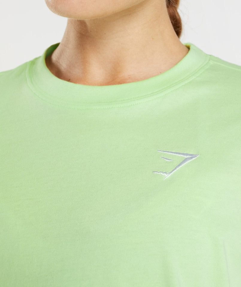 Gymshark Treningowa Koszulka Oversize Kiwi Green