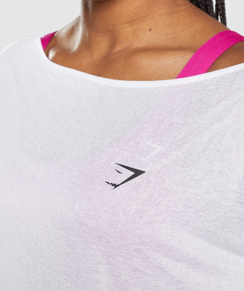 Gymshark Trening Oversize Biały
