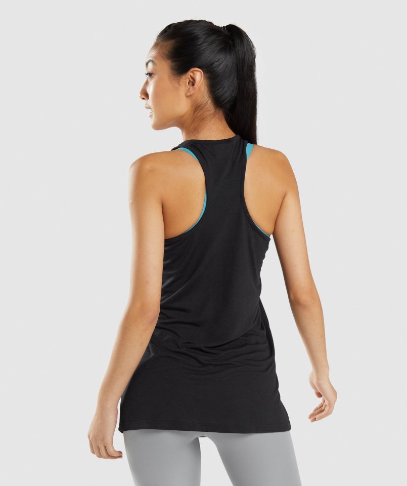 Gymshark Treningowa Kamizelka Oversize Czarna