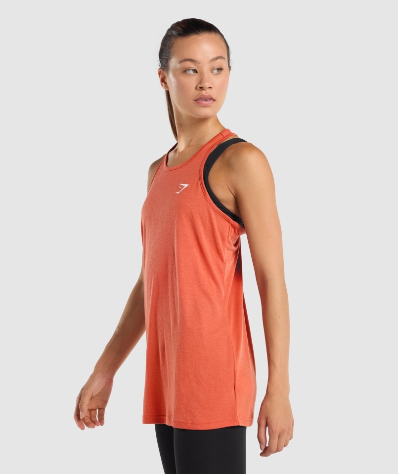 Gymshark Treningowa Kamizelka Oversize Pomarańczowa