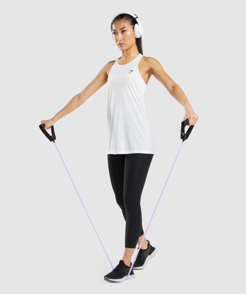 Gymshark Treningowa Kamizelka Oversize Biała
