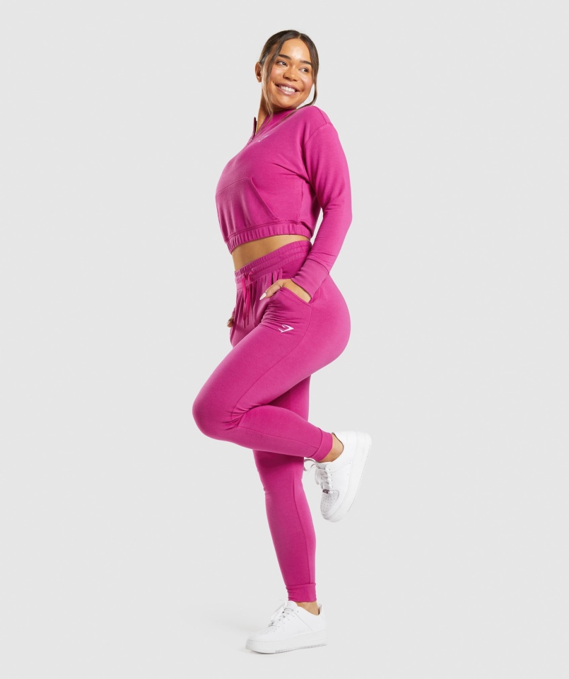Gymshark Trening Pippa Joggers Smok Różowy