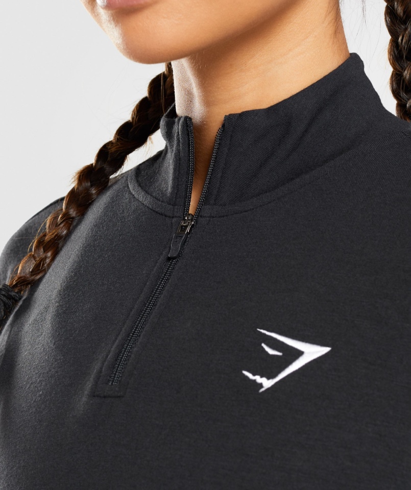 Gymshark Treningowy Sweter Pippa Czarny