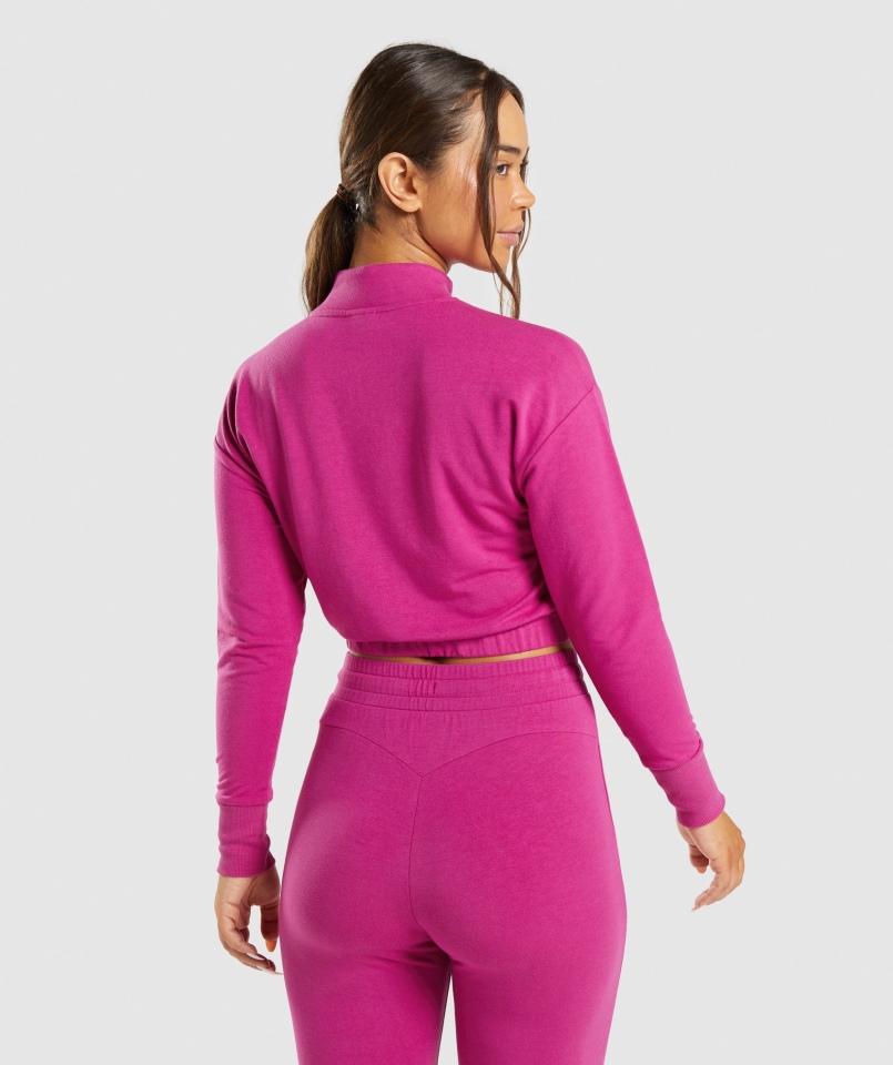 Gymshark Trening Pippa Pulower Smok Różowy