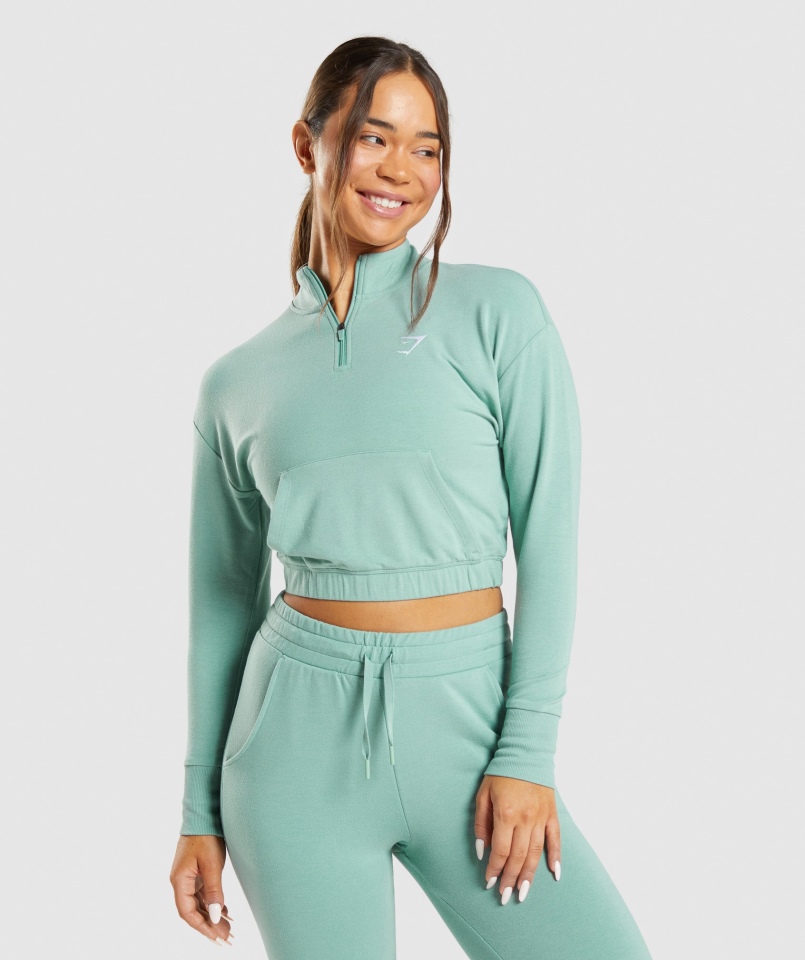Gymshark Treningowy Sweter Pippa Maya Niebieski