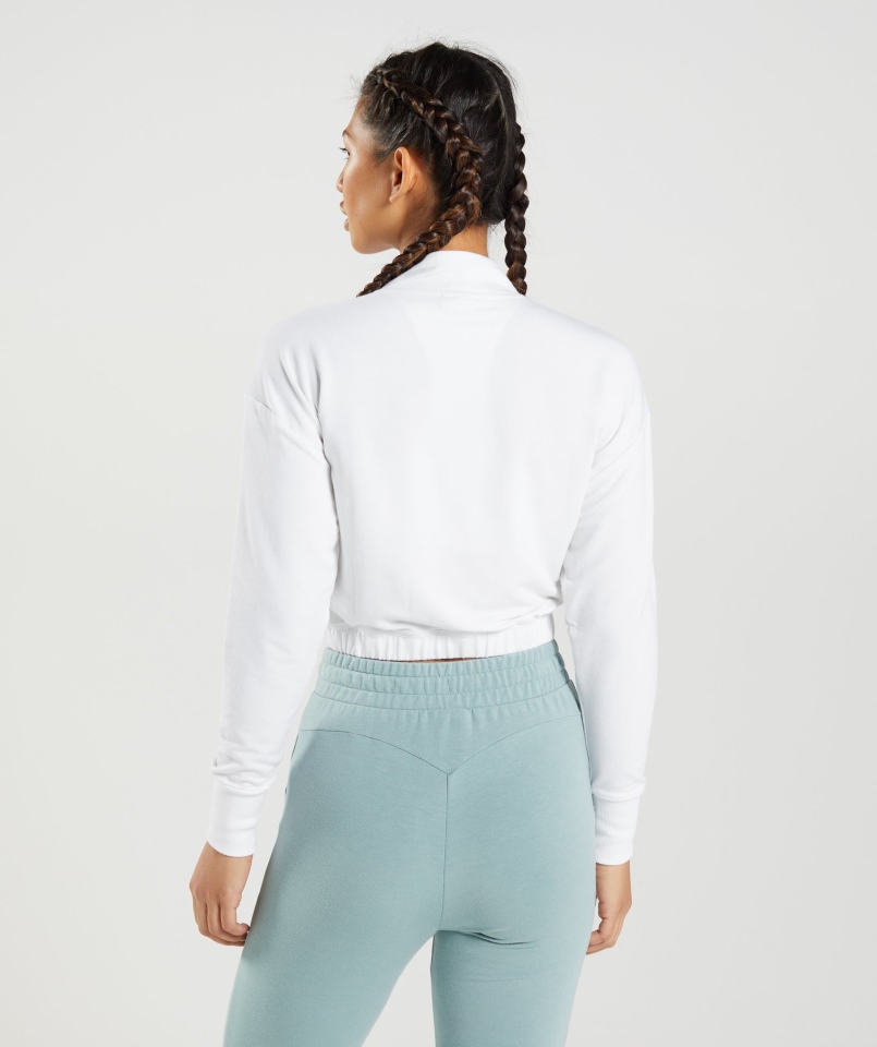 Gymshark Treningowy Pulower Pippa Biały