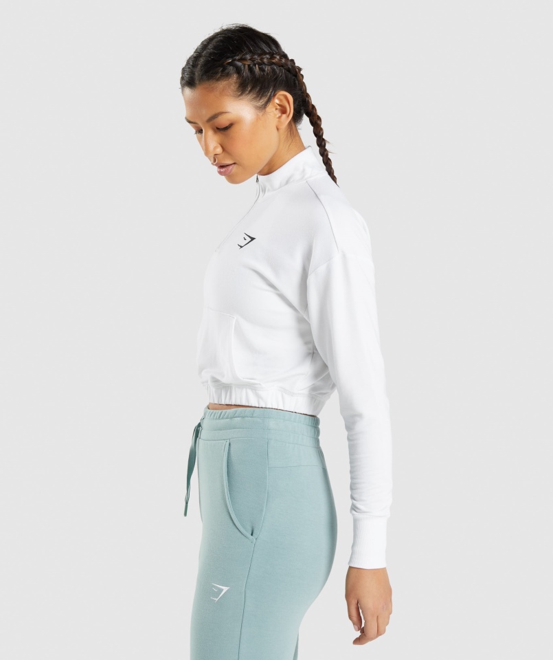 Gymshark Treningowy Pulower Pippa Biały