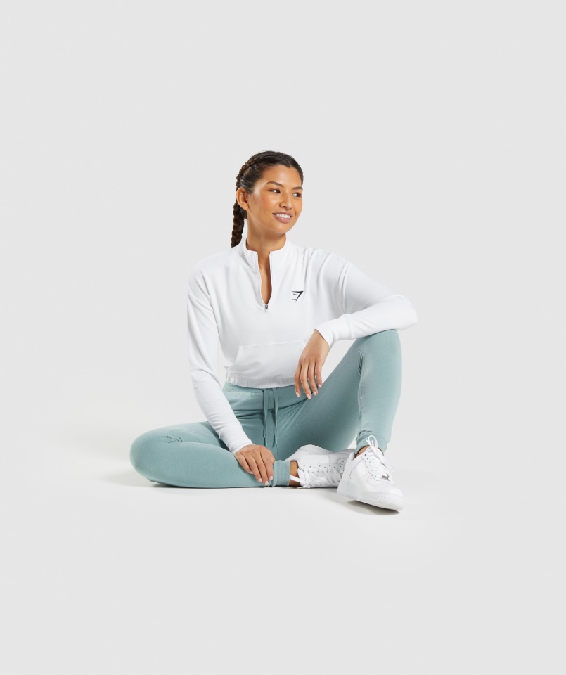 Gymshark Treningowy Pulower Pippa Biały