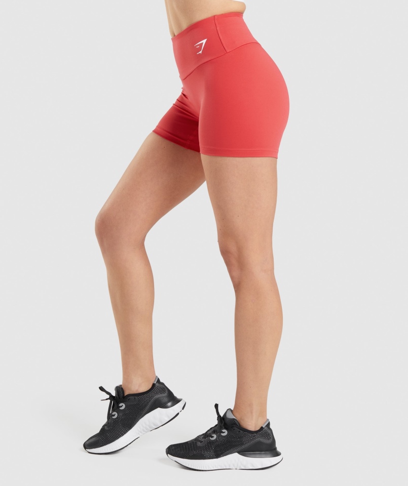 Spodenki Treningowe Gymshark Rubinowoczerwone