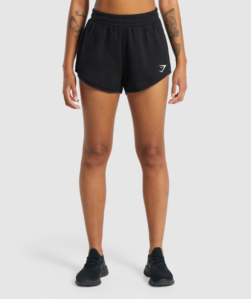 Gymshark Treningowe Spodenki Dresowe Czarne