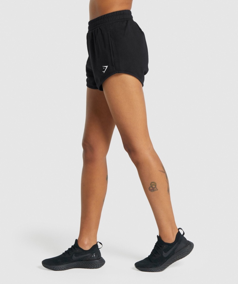 Gymshark Treningowe Spodenki Dresowe Czarne