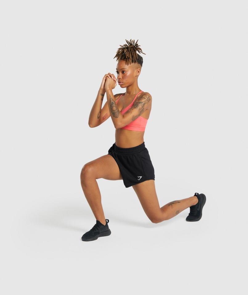 Gymshark Treningowe Spodenki Dresowe Czarne