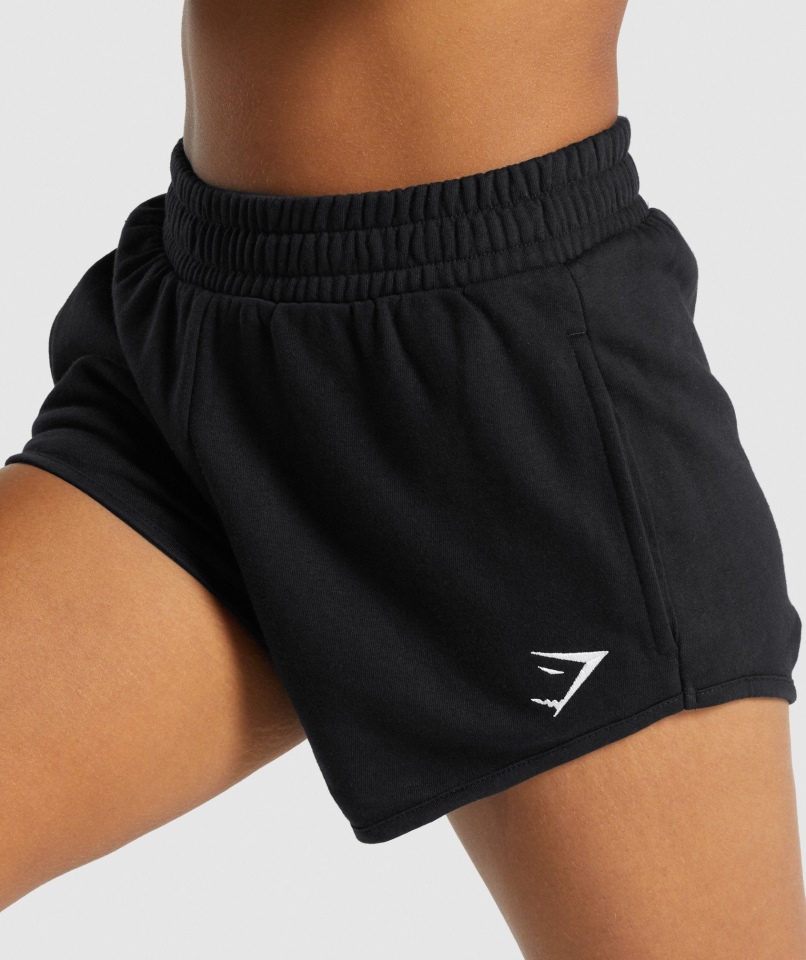 Gymshark Treningowe Spodenki Dresowe Czarne