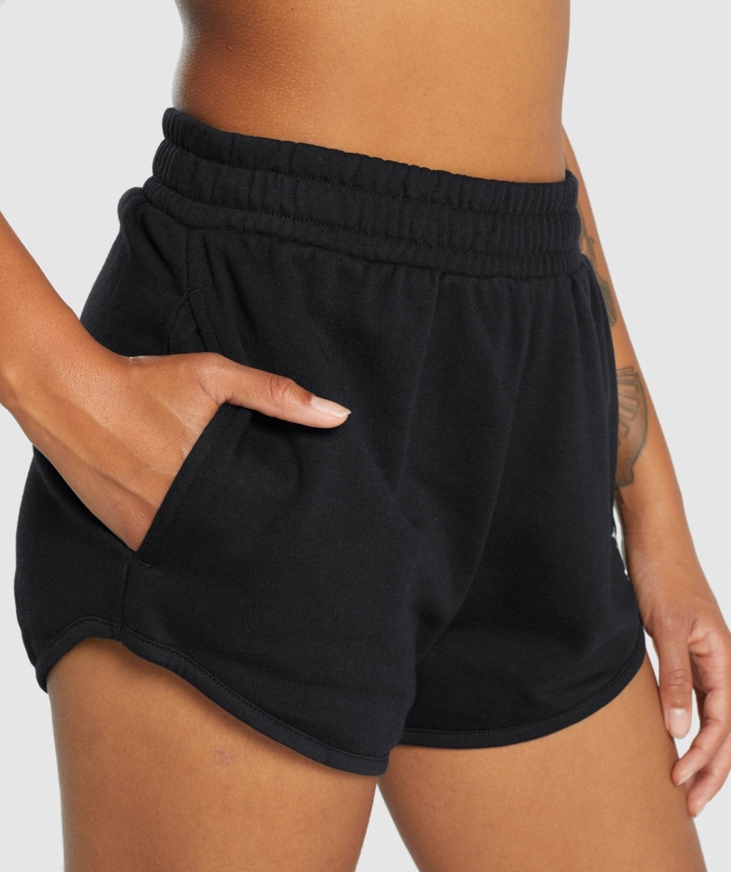 Gymshark Treningowe Spodenki Dresowe Czarne