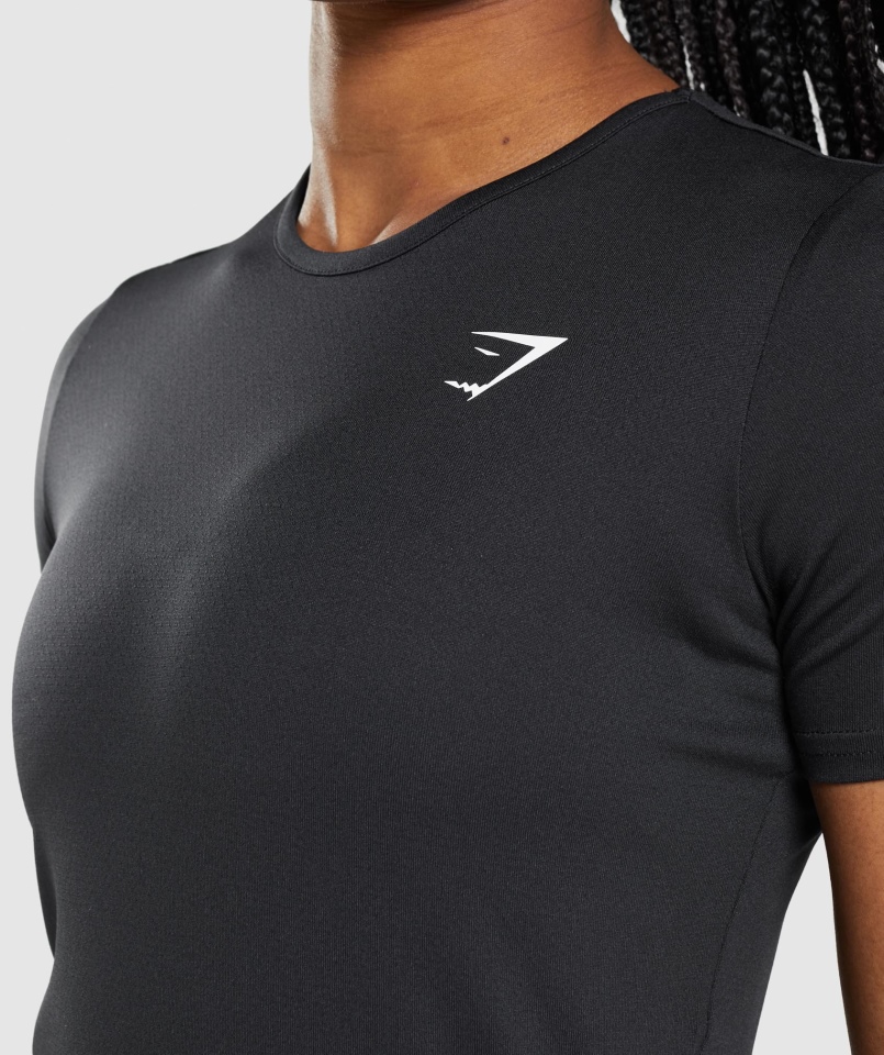 Koszulka Treningowa Gymshark Czarna