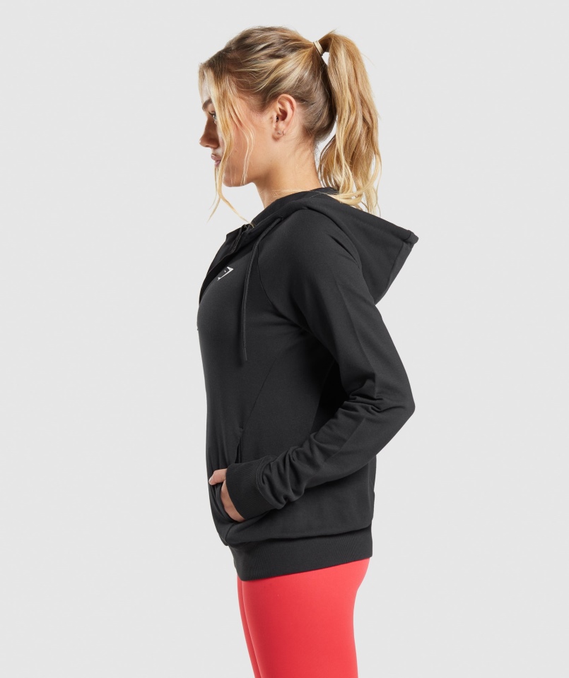 Bluza Treningowa Z Kapturem Gymshark Czarna