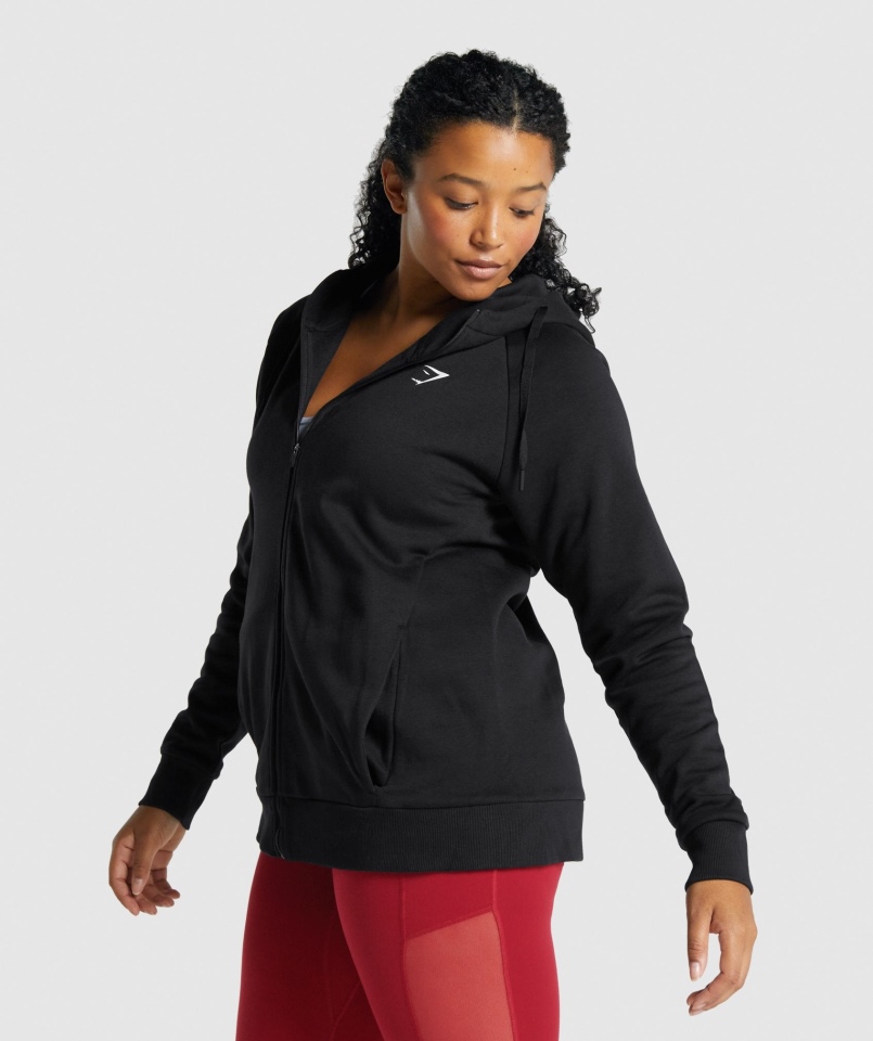 Gymshark Treningowa Bluza Z Kapturem Czarna