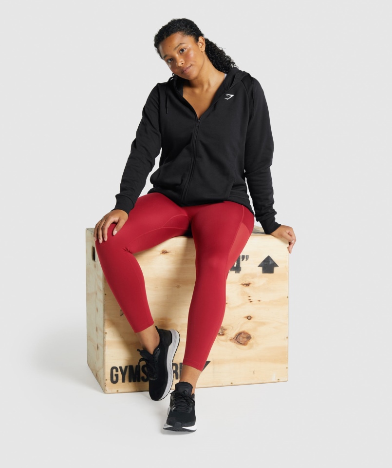 Gymshark Treningowa Bluza Z Kapturem Czarna