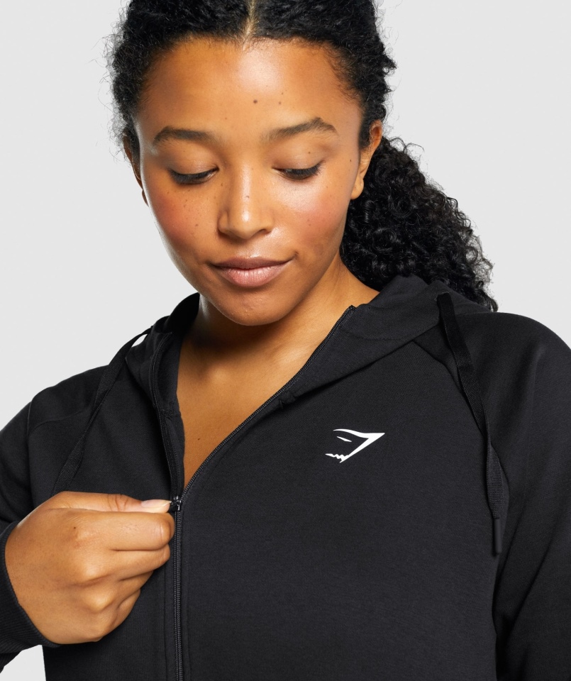 Gymshark Treningowa Bluza Z Kapturem Czarna