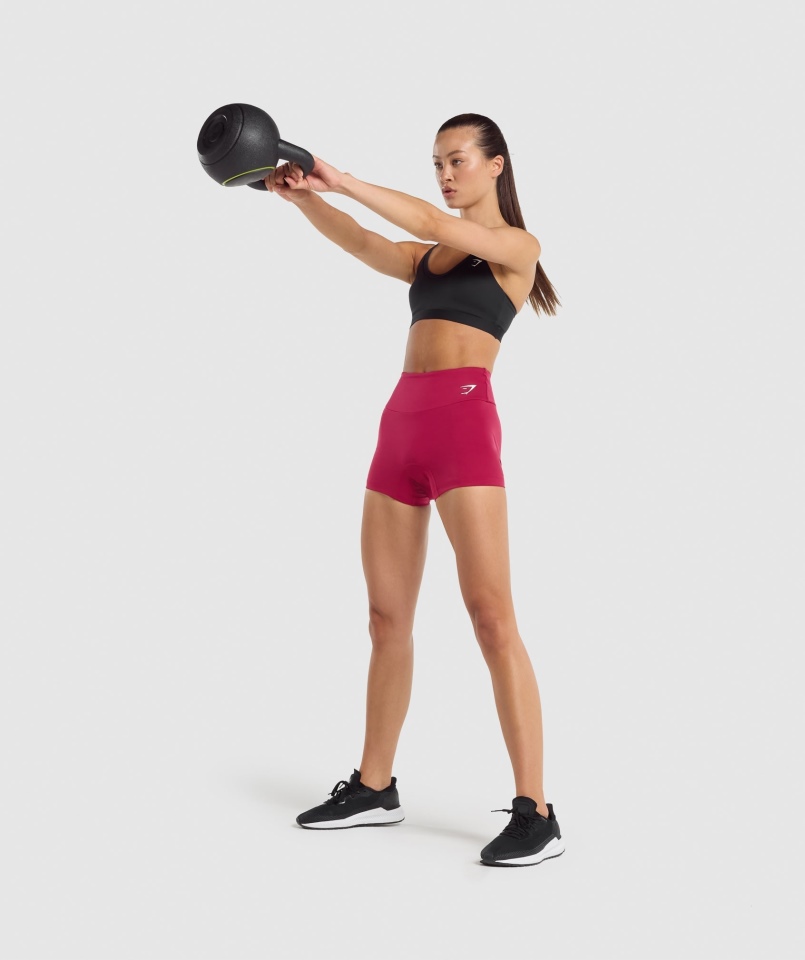 Gymshark Biustonosz Sportowy Z Dekoltem W Szpic Czarny