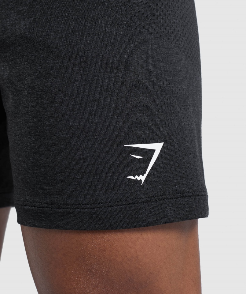 Gymshark Vital Light Spodenki Czarne Melanż