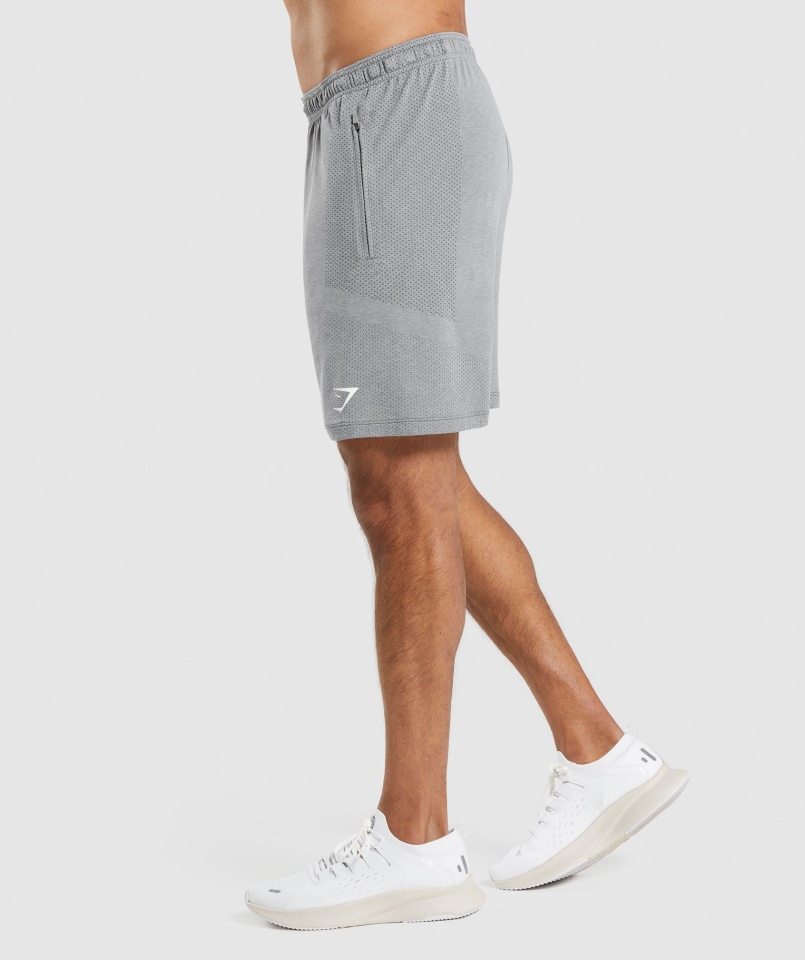 Gymshark Vital Light Szorty Antracytowe Marl