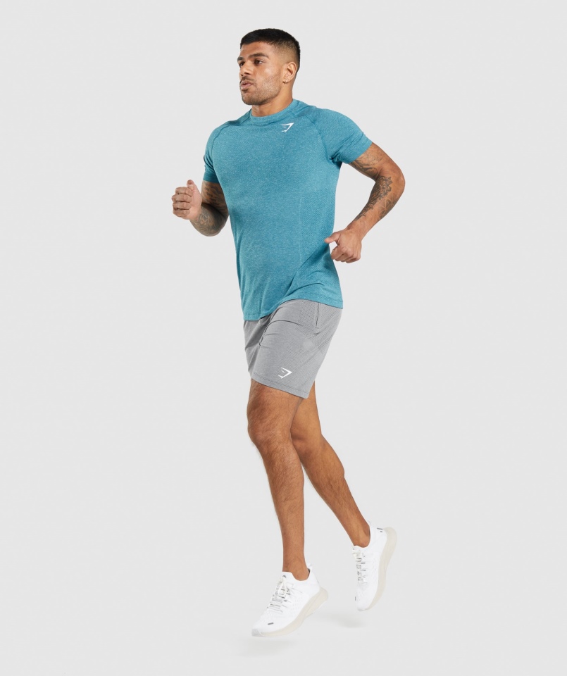 Gymshark Vital Light Szorty Antracytowe Marl
