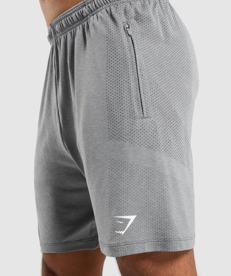 Gymshark Vital Light Szorty Antracytowe Marl