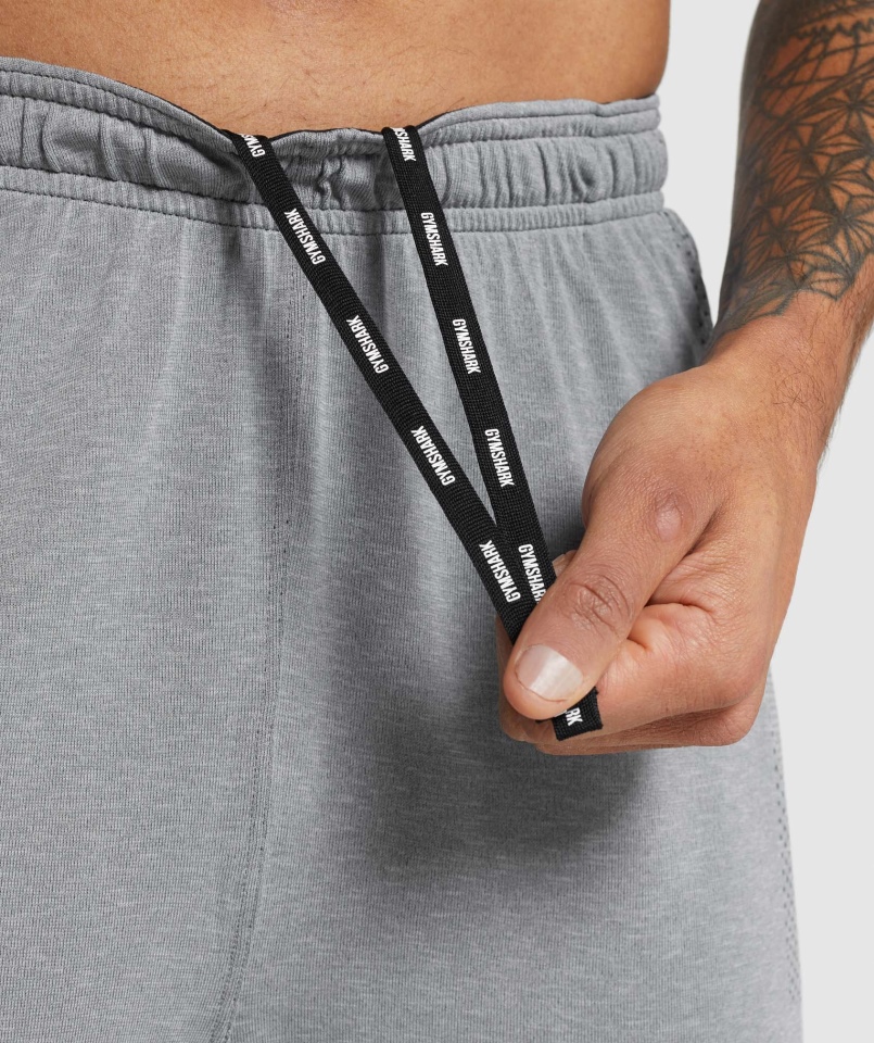 Gymshark Vital Light Szorty Antracytowe Marl