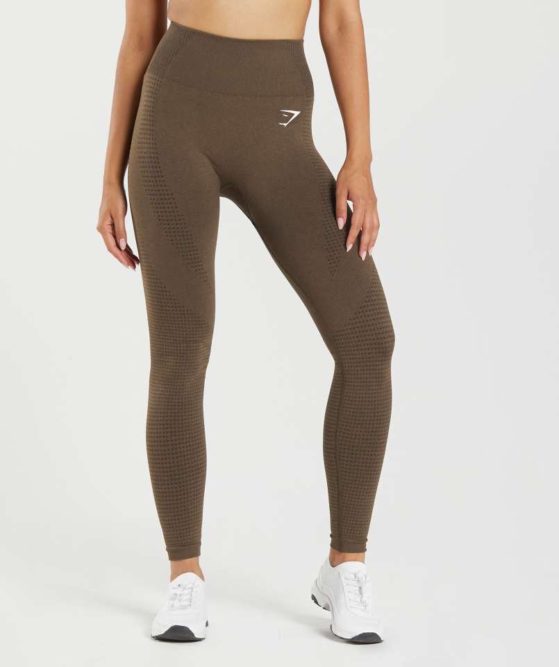 Gymshark Vital Bezszwowe Legginsy 2.0 W Kolorze Espresso Marl