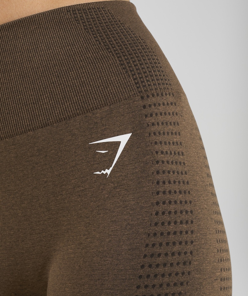 Gymshark Vital Bezszwowe Legginsy 2.0 W Kolorze Espresso Marl