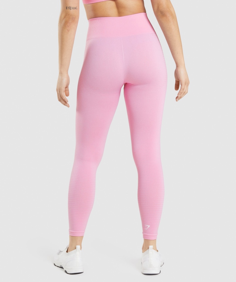 Gymshark Vital Bezszwowe Legginsy 2.0 Sorbet Pink Marl