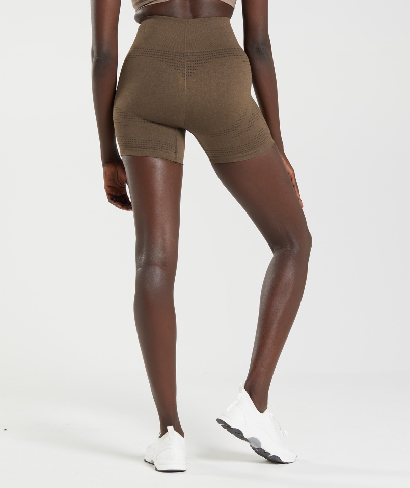 Gymshark Vital Bezszwowe Spodenki 2.0 Espresso Marl