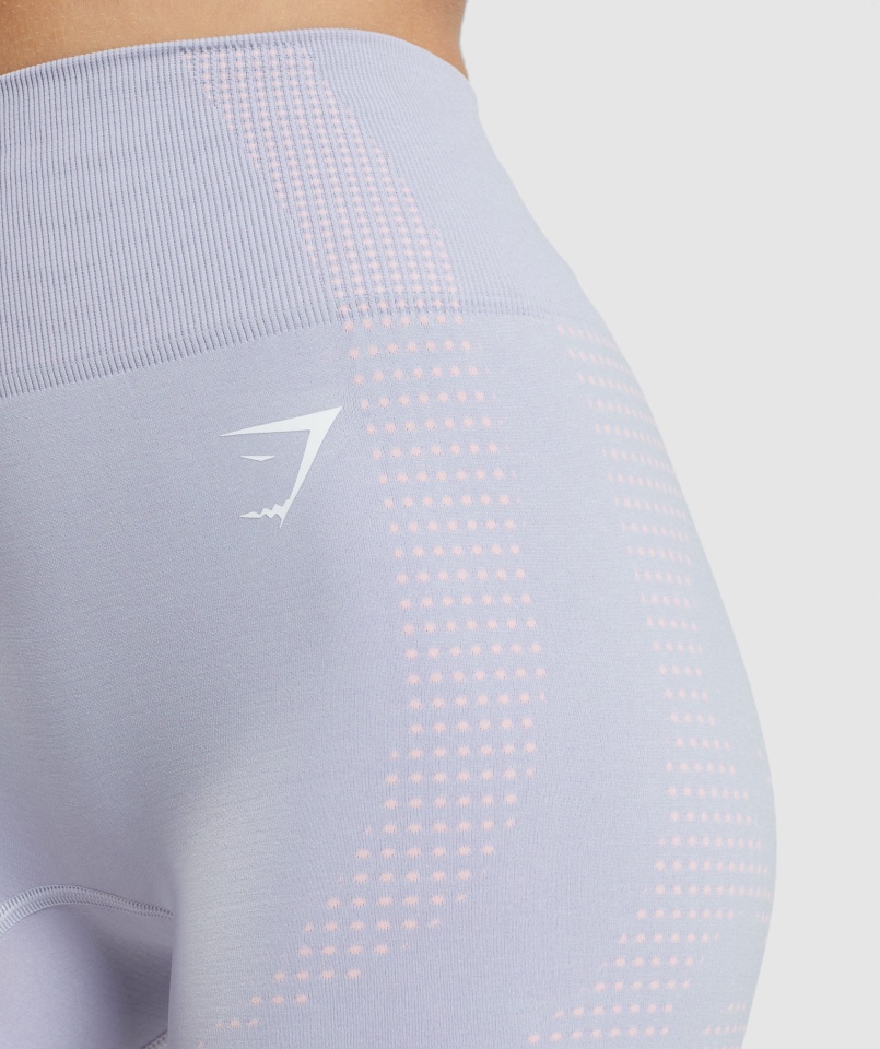Gymshark Vital Bezszwowe Spodenki 2.0 Moonstone Niebieskie Marl