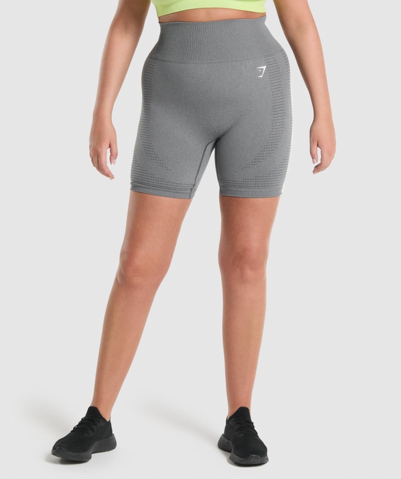 Gymshark Vital Bezszwowe Szorty 2.0 Smokey Grey Marl