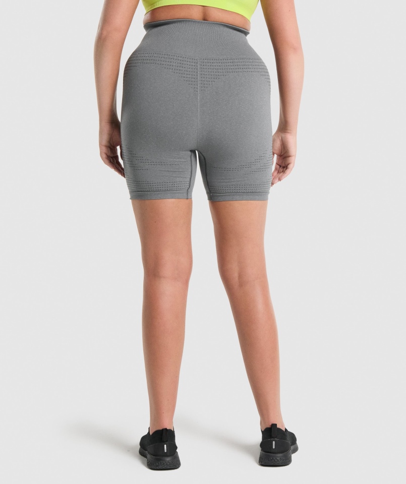Gymshark Vital Bezszwowe Szorty 2.0 Smokey Grey Marl