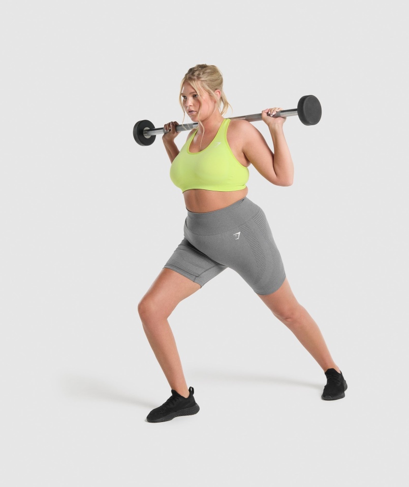 Gymshark Vital Bezszwowe Szorty 2.0 Smokey Grey Marl
