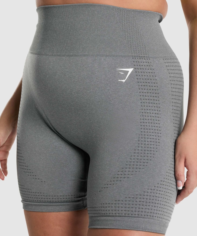 Gymshark Vital Bezszwowe Szorty 2.0 Smokey Grey Marl